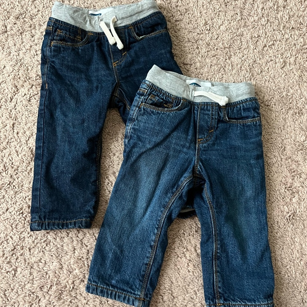 NWOT set of 2 toddler/baby boy Old Navy jeans